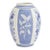 1990s Spode Blue Italian 10-Inch Porcelain Vase, For Sale