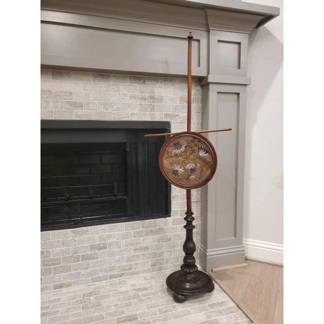 18th/19th Century Regency English Mahogany Fire Screen For Sale - Image 11 of 11