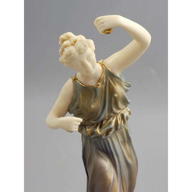 White Porcelain Figure of Grecian Maiden from Royal Worcester, 1928 For Sale - Image 8 of 13