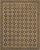 Brown Handwoven Checkered Hemp Rug For Sale - Image 8 of 8
