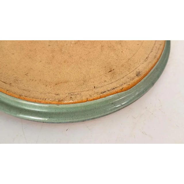 Heavy Glazed Pottery Dish, 1970s For Sale - Image 13 of 16