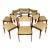 1980s Set of 8 Danish Modern Solid Teak Dining Chairs Acquired From D-Scan For Sale