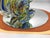 Glass Colorful Glass Basket Plate from the Ząbkowice Steelworks, 1970s For Sale - Image 7 of 10