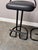 Postmodern Pair of Vintage Postmodern Italian Barstools Made in Italy For Sale - Image 3 of 7