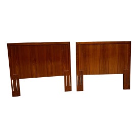 Example of Mid-Century Modern Teak Beds