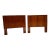 1975 Twin Teak Headboard Pair by Vinde Mobelfabrik Denmark For Sale