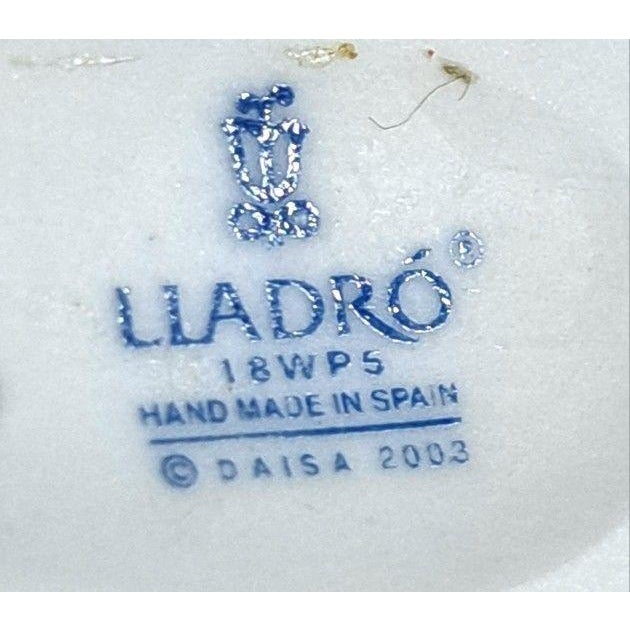 Lladro 8029 the Happiest Day Bride Groom Wedding Figurine 2003 Mint Spain 11"h For Sale - Image 11 of 11