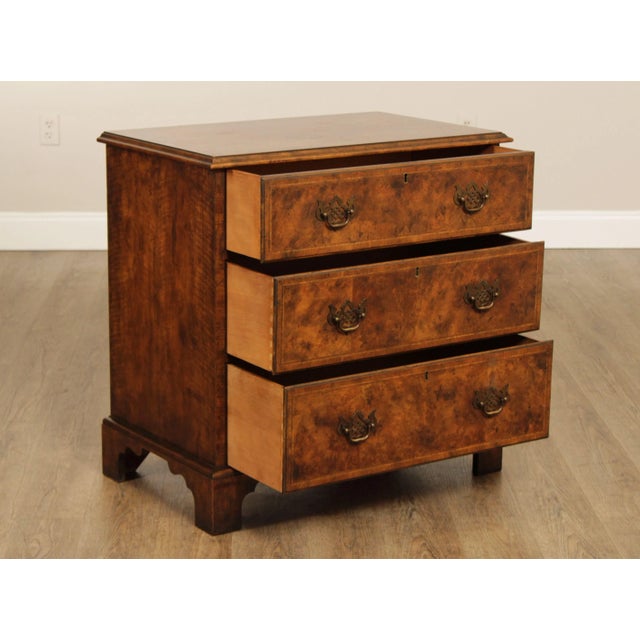 Baker Furniture Georgian Style Walnut Bachelors Chest For Sale In Philadelphia - Image 6 of 12