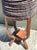 Brown Vintage Monumental Abstract Sculpture For Sale - Image 8 of 12