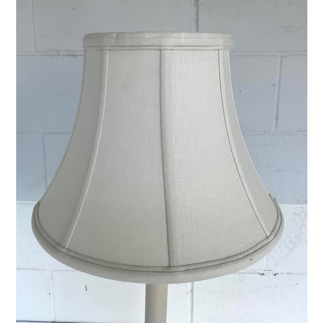 2020s Barbara Crosgrove Traditional Antique Silver Buffet Lamp For Sale - Image 5 of 5