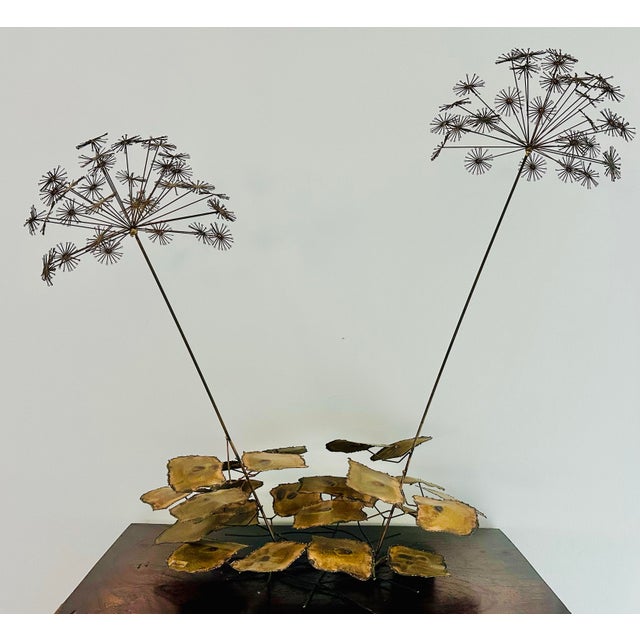 Signed William Friedle Brutalist Wildflower Sculpture For Sale - Image 10 of 10