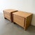 Tan 1970s Walnut Burlwood Nightstands With Cane Fronts MCM For Sale - Image 8 of 10
