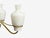 Wood Swedish Modern, Chandelier, Brass, Mahogany, Glass, Sweden, 1940s For Sale - Image 7 of 11