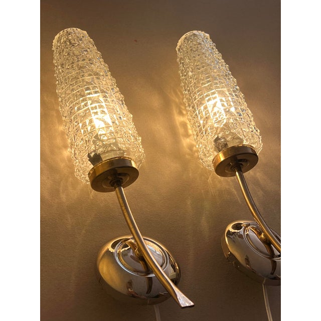 1960s Mid-Century French Wall Lights, 1960s, Set of 2 For Sale - Image 5 of 10