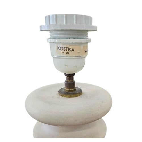 Large Kostka Floral Ceramic Vase Lamps, 1970s, Set of 2 For Sale - Image 5 of 13