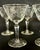 Mid-Century Modern Vintage Libbey Glenmore Champagne Coupe Sherbet Glasses, Etched Floral - Set of 5 For Sale - Image 3 of 6