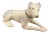 German Porcelain Figure of a Greyhound Dog, 20th Century For Sale