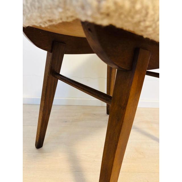 1970s Vintage Ottoman from Drevopodnik Holesov, 1970s For Sale - Image 5 of 7