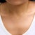 Gold Vermeil Diamond Accent "XO" Necklace For Sale In New York - Image 6 of 6