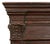 Antique Carved Wooden Display Cabinet with Sculpted Capitals in Walnut For Sale - Image 5 of 12