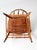 Brown Antique Rustic Captain's Chair For Sale - Image 8 of 9