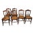 Six Matching American Renaissance Medallion Back Dining Chairs For Sale