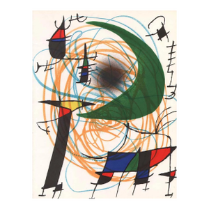 Joan Miro Original Lithograph V1-5 Mourlot 1970