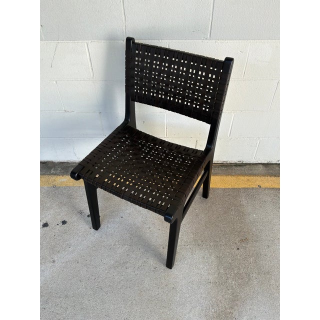 Made Goods Co Percy Leather Dining Chair For Sale In Atlanta - Image 6 of 6