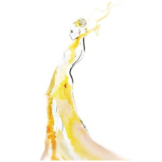 'Daffodil' by Deanna First (Unframed) For Sale