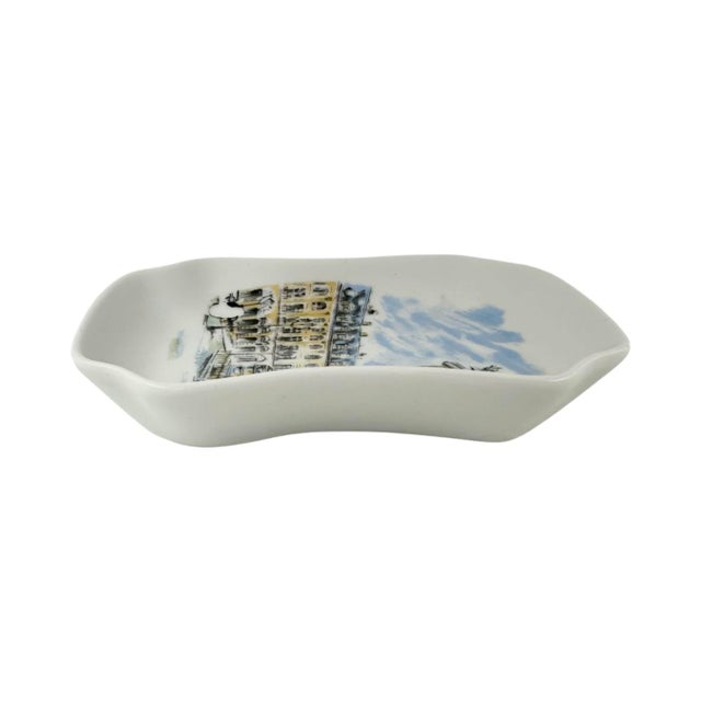 Vintage Hotel Ritz Paris Place Vendôme Porcelain Ashtray For Sale - Image 4 of 6