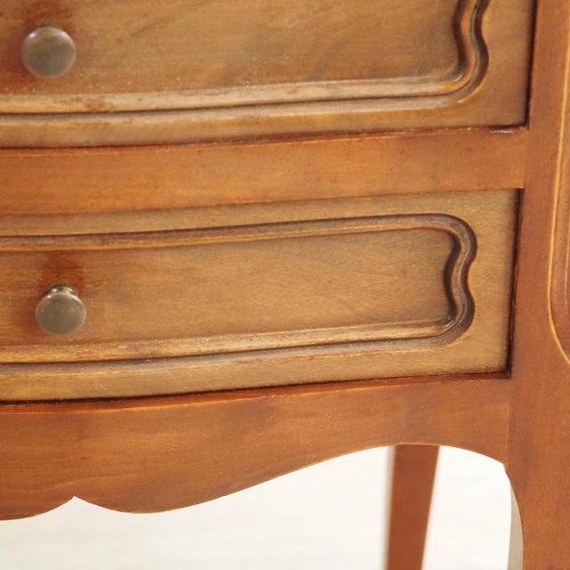 Louis Philippe Bedside Tables with Drawers, 1830s, Set of 2 For Sale - Image 6 of 13