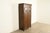 French Provincial Baker Furniture French Provincial Louis XV Carved Oak Armoire Dresser or Linen Press For Sale - Image 3 of 18