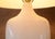 Vintage 1950s MCM White Crackle Glaze Ceramic Table Lamps - A Pair For Sale - Image 12 of 17