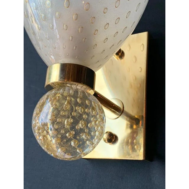 Murano Wall Lamps by Barovier & Toso, 1960s, Set of 2 For Sale - Image 8 of 12