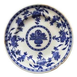 Antique Delft Minton Plate For Sale