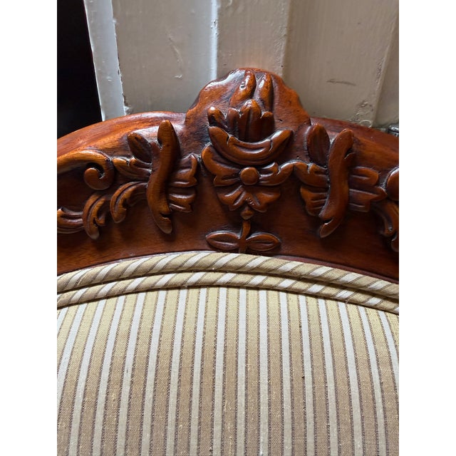 Louis XV Style Throne Chairs, Pair For Sale - Image 10 of 12