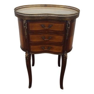 Small Louis XV Style Kidney Chest of Drawers, 1890s For Sale