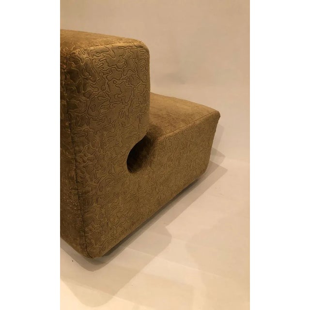 1970s Hotel Kyjev Upholstered Chair by Vojtech Vilhan, Bratislava, 1973 For Sale - Image 5 of 8
