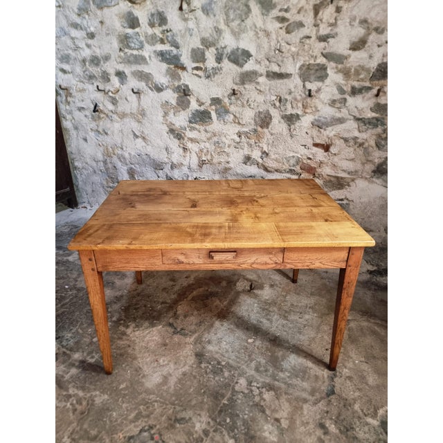 Antique French Country Dining Table, 1890s For Sale - Image 9 of 18