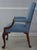 Traditional Baker Georgian Style Carved Mahogany Library Chair For Sale - Image 3 of 18