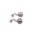 2010s Tahitian Pearl & Sapphire Earrings 14k Gold 9.46 mm Certified For Sale - Image 5 of 11