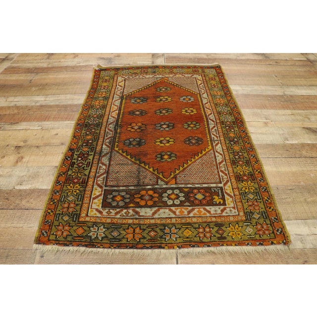 Vintage Turkish Oushak Rug with Modern Style - 03'00 X 04'06 For Sale In Dallas - Image 6 of 10