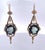 1940s 14k Sardonyx Cameo Split Pearl Brooch and Matching Earrings- Set of 3 For Sale - Image 4 of 12