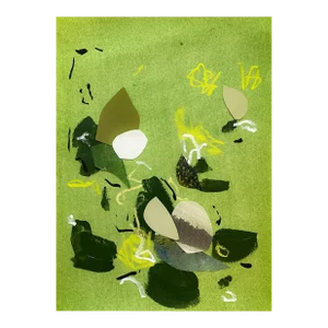 "Sour Boombox Ii" Original Mixed Media Collage by Zac Woodiel