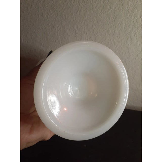 This is an EXQUISITE Westmoreland 9" Milk Glass Pedestal Grape Vase. Procured at auction BOX 30