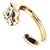 Cartier Panther Panthere Tsavorite Onyx Yellow Gold Size 16 Bangle Bracelet For Sale