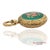 18k 750 Yellow Gold Enamel Pocket Watch Pendant Necklace For Sale - Image 11 of 14