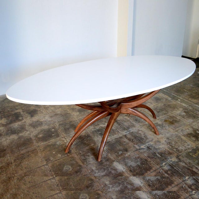Jacks Solid Walnut Dining Table or DeskQuartz Top Chairish