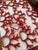 Metal Red Coral Beaded Napkin Rings For Sale - Image 7 of 13