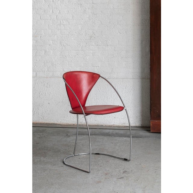 Industrial Italian Linda Dining Chairs from Arrben, 1980s, Set of 4 For Sale - Image 3 of 18